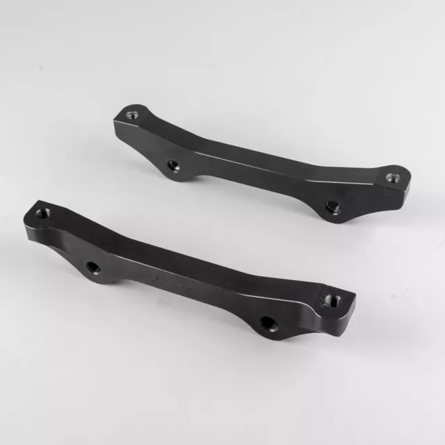 New front caliper adapters Mercedes-Benz G500 G550 W463 to fit G63 AMG Brakes