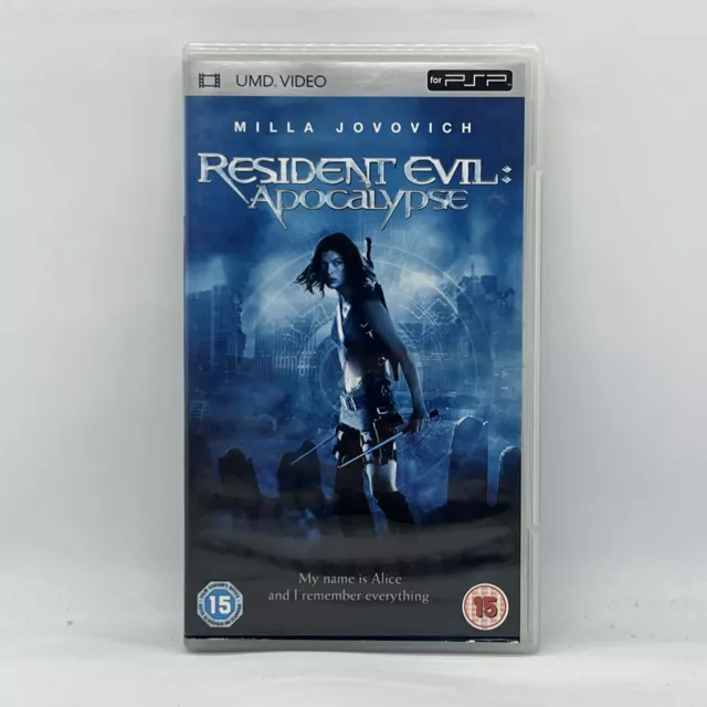 Resident Evil Apocalypse Milla Jovovich Sony PSP PlayStation UMD Video Region 2