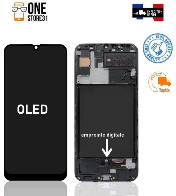 Ecran AMOLED LCD avec châssis cadre Pour Samsung Galaxy A30S A30s A307 A307F A30