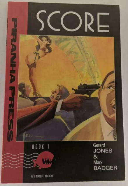 SCORE #1, NM, Mark Badger, Gerard Jones, Piranha Press, 1989 in great shape