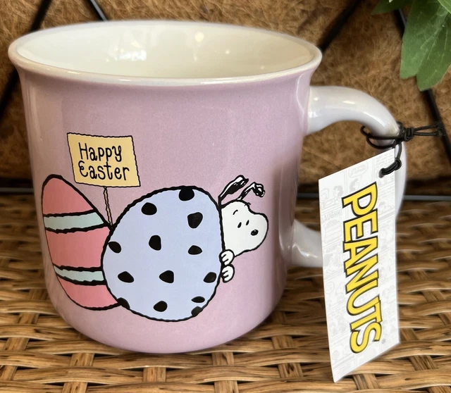 2024 PEANUTS SNOOPY Woodstock Easter Eggs Spring Pastel Camper Coffee
