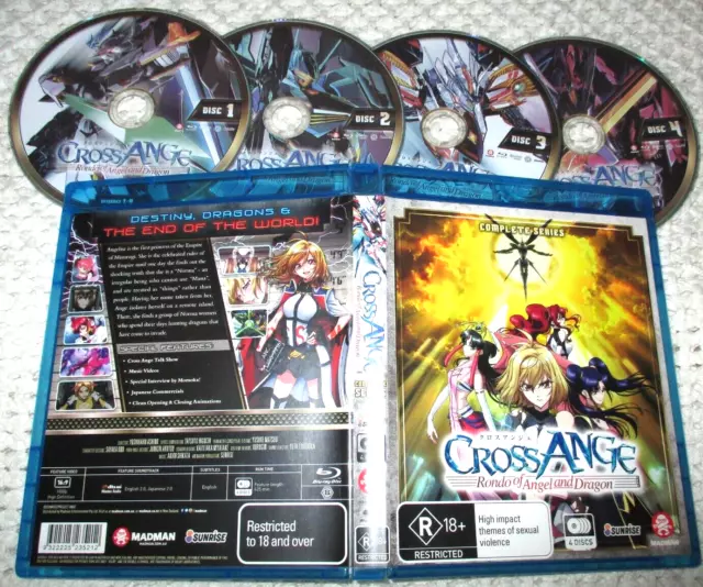Cross Ange: Rondo of Angel and Dragon Sealed Anime Manga Vol 1-25 End