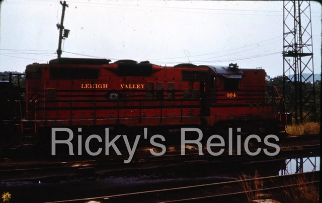 Duplicate Slide LV #304 EMD GP18 Lehigh Valley Lehighton PA 1968