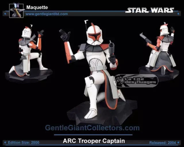 Modello animato Gentle Giant Star Wars - ARC Trooper Captain NUOVO SIGILLATO RARO
