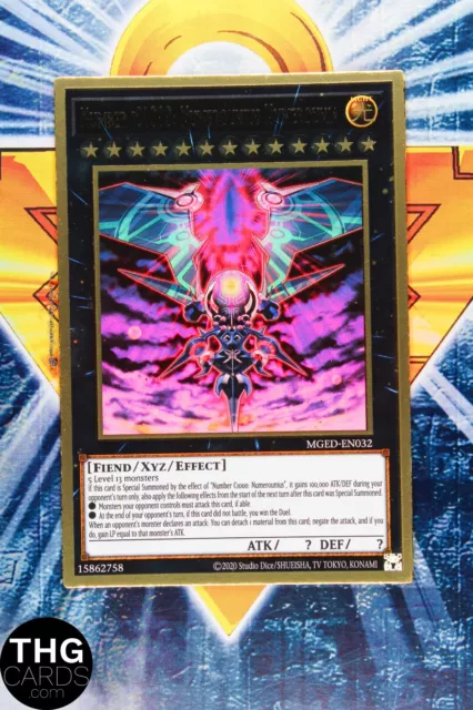 Number iC1000: Numerounius Numerounia MGED-EN032 Premium Gold Rare Yugioh Card