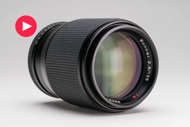 Mit Video! Contax Carl Zeiss - 135mm f2.8 - MMJ - C/Y Mount