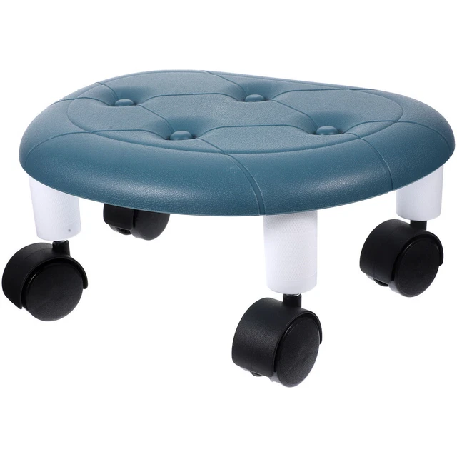 Sgabello a rullo mobile girevole sgabello basso rotante 360 gradi
