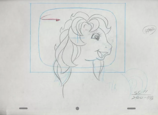 MY LITTLE PONY Cartoon Animation Prod. Pencil Drawing MLP S14-4