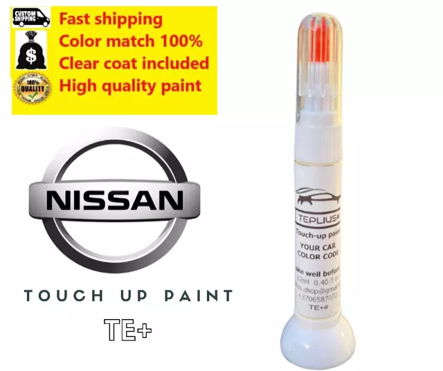 For NISSAN K23 BRILLIANT SILVER Touch up paint pen with brush (SCRATCH REPAIR)