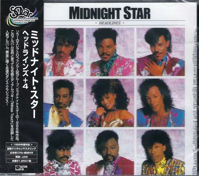 Midnight Star – Headlines + 4 bonutracks New Cd Japan