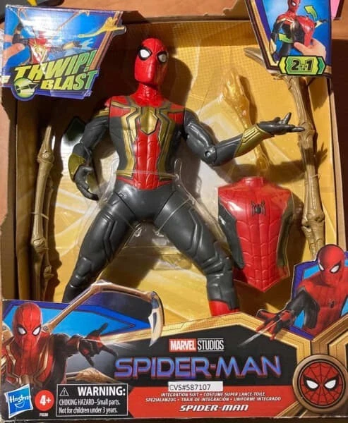 SPIDER MAN INTEGRATED SUIT With Web Gear No Way Home Hasbro 6