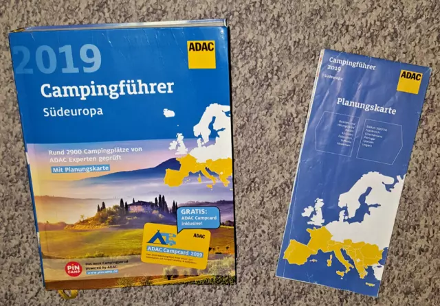 ADAC Campingführer 2019 Südeuropa + Planungskarte, Campingatlas, Camping