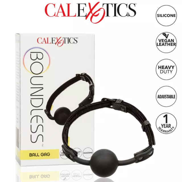 CalExotics Boundless Ball Gag Bavaglio a Sfera BDSM Bondage Sex Toy Flessibile