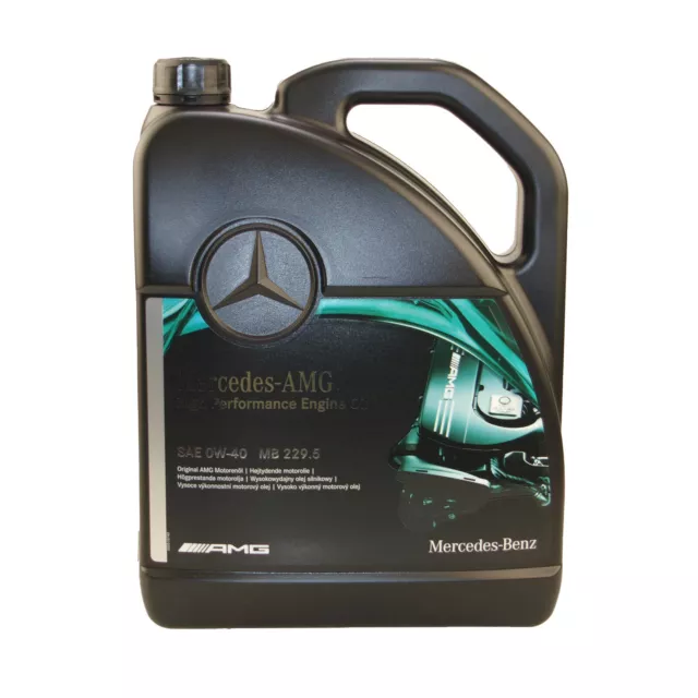 5L Mercedes-Benz AMG SAE 0W-40 Motoröl Öl Oil MB 229.5 A000989530413