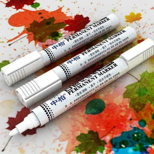 Bolígrafos marcadores blancos delgados impermeables neumáticos para automóvil R7V7 permanentes K8Z7 S6M2
