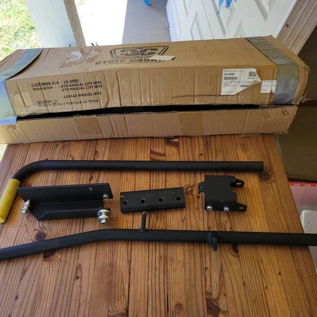 KOLPIN ATV SNOW Plow Manual Lift Kit Preowned Asis EUR 62,52