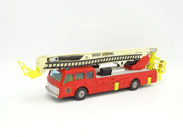 626K Corgi 1126 England Simon Snorkel Châssis Dennis Camion Pompiers Nacelle | eBay