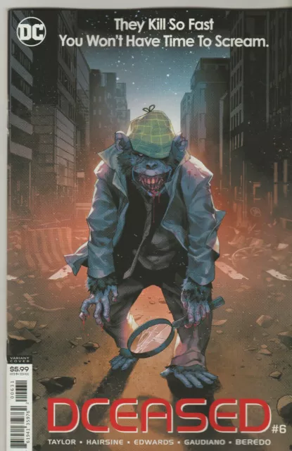 Dc Comics Eingestellt #6 Dezember 2019 Horrorvariante 1. Druck Nm