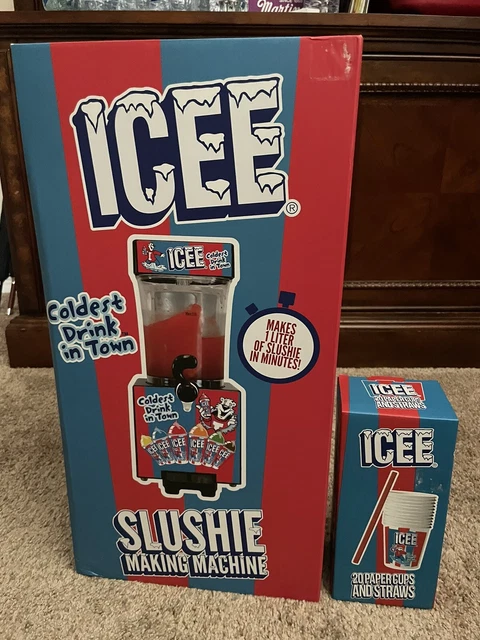 Genuine ICEE Brand Counter-Top Sized at Home Slushie Making Machine Working