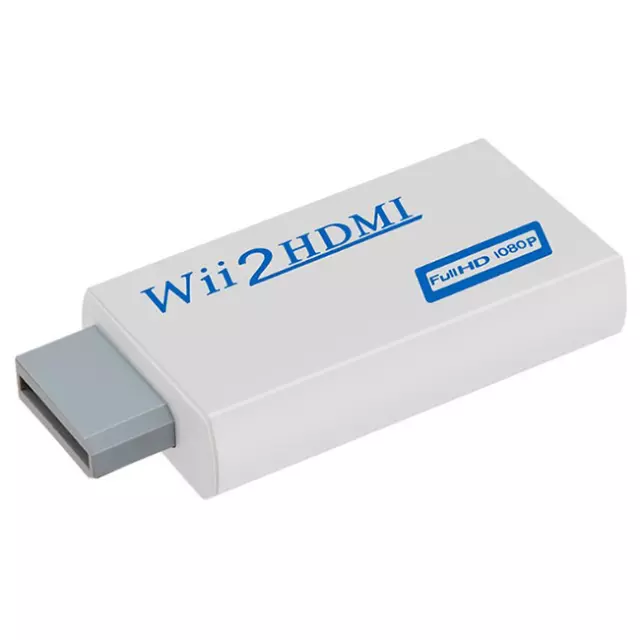 HDMI ADAPTATEUR POUR Nintendo Wii TV Convertisseur Clé & Jouer ( 1080p  Plein HD) EUR 7,45 - PicClick FR