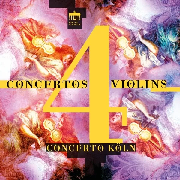 Concertos 4 Violins - Concerto Köln   Cd Neuf Vivaldi/Bonporti/Locatelli