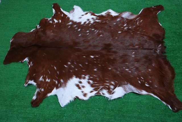 Nueva alfombra piel de cabra piel de pelo en área talla 38""x24"" piel de cabra animal A-2660