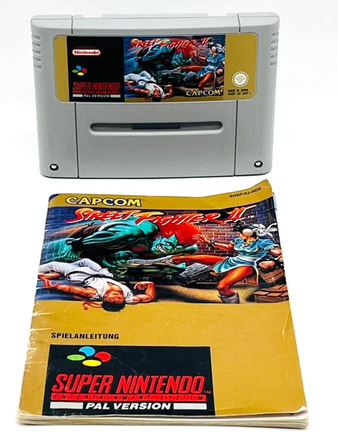 Snes Second Model STREET FIGHTER II 2 Super Nintendo SNES Modul und Anleitung SNSP S2 NOE ...