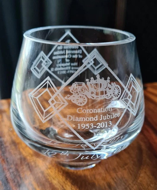 Queen Elizabeth II Diamond Jubilee - Votive by Dartington Glass