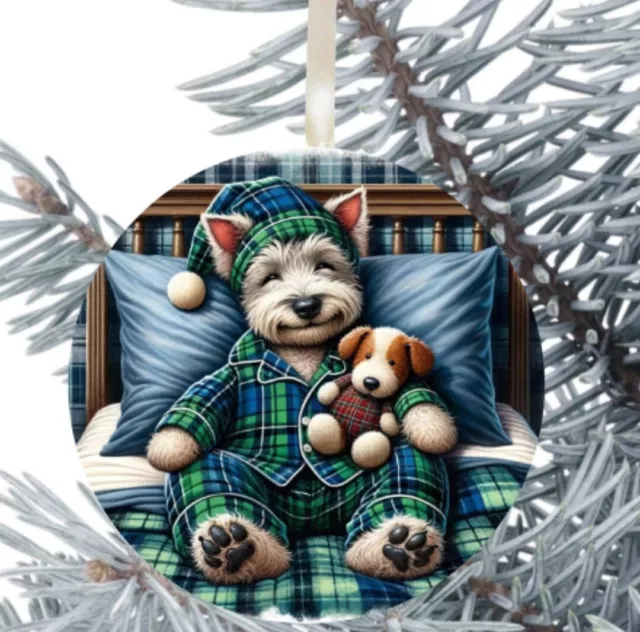 West Highland White Terrier Dog Hanging Bauble Gift Present Decoration Christmas