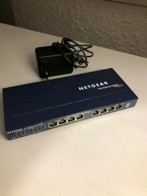 Netgear  Fast Ethernet Switch Fs108 (10/100)