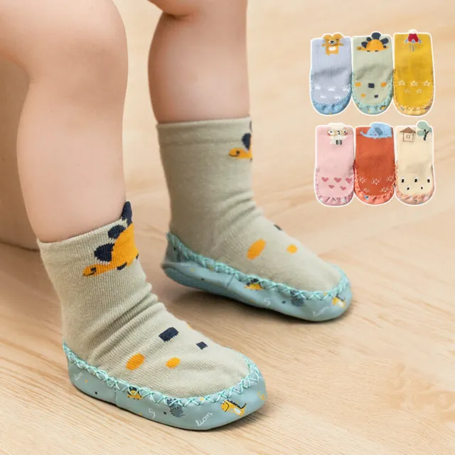 Pantofole antiscivolo cartoni animati bambini bambina bambino bambino bambino calze stivali cotone
