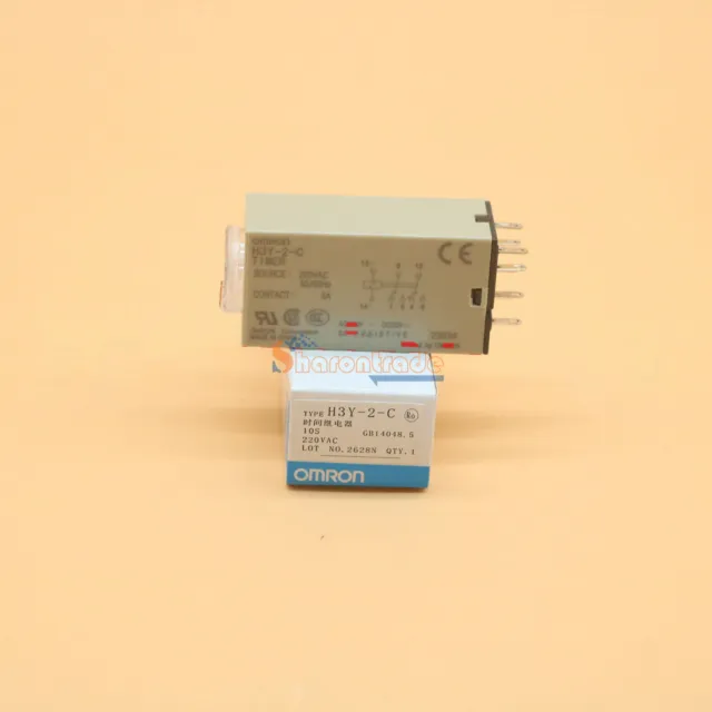 ONE NEW OMRON H3Y-2-C H3Y-2-C Timer 220VAC 10s