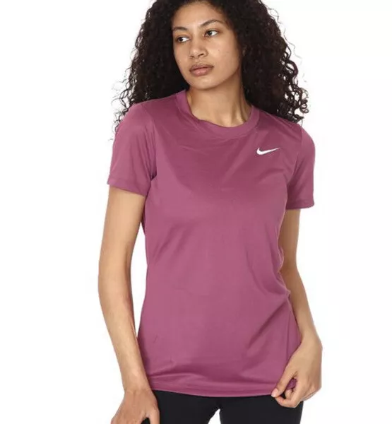 Ladies Nike Dri - Fit T-shirt Size XS Purple #K4