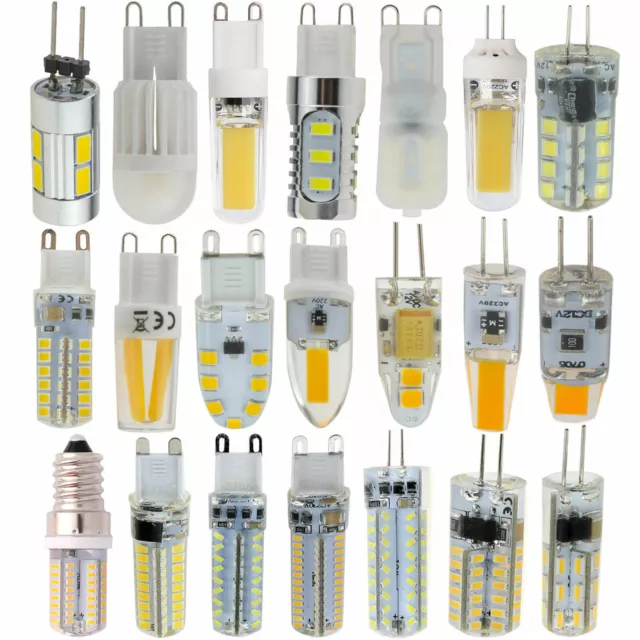 Dimmable G4 G9 E14 Silicone Crystal LED Mini Corn Bulb 3/5/6/7/9W COB/SMD Lamps