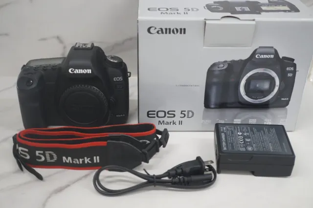 [Mint in Box] Canon EOS 5D Mark II 21.1MP Digital Camera Shots 8667 #Z3
