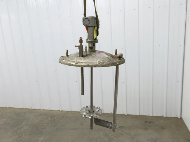 Binks 31-116 30 Gallon Pressure Pot Tank Mixer Pneumatic Agitator No Tank
