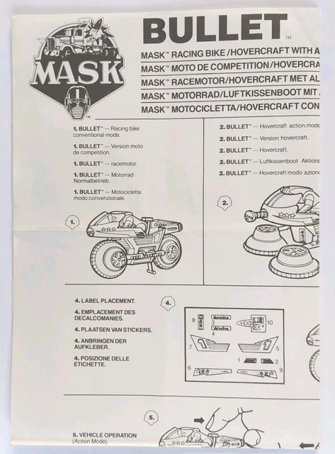 M.A.S.K. – Kenner (1985–1987) – Deflector DC