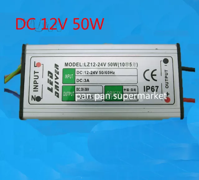 Transformateur d'alimentation des LED -Tension 220v vers 24v - Puissance  100w