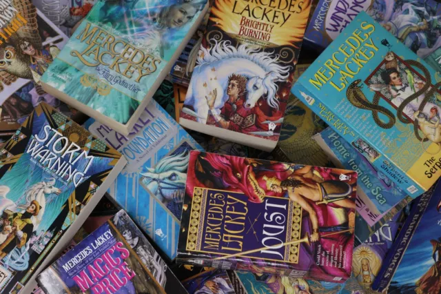 Lot of 10 Books by Mercedes Lackey - Random Mix