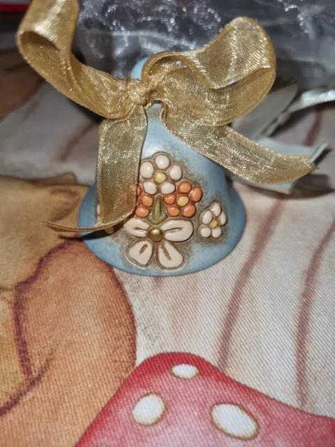 Thun Addobbo Campanella Azzurra Pasqua con fiori  Con sacchetto originale