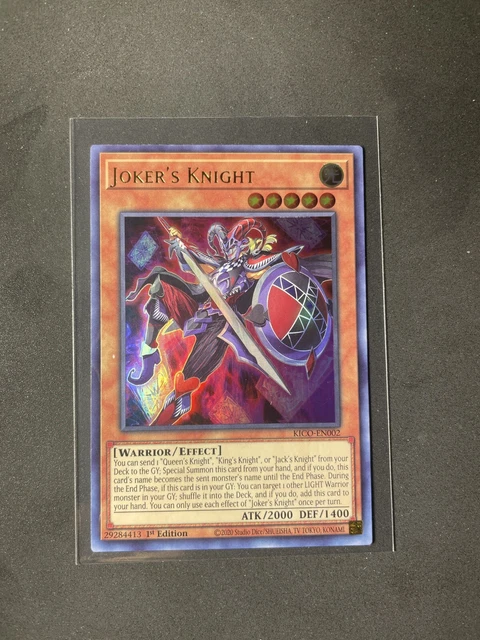 Joker's Knight | King's Court KICO-EN002| Ultra Rare 1st Ed NM/M Yu-Gi-Oh