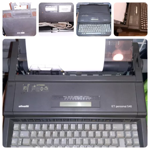 macchina da scrivere elettronica Olivetti ET personal 540