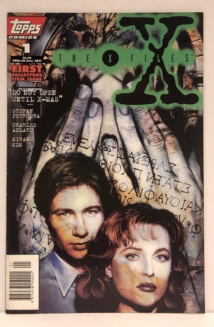 X-FILES # 1 [1995 comic Topps}  F-VF Adlard  No Poster