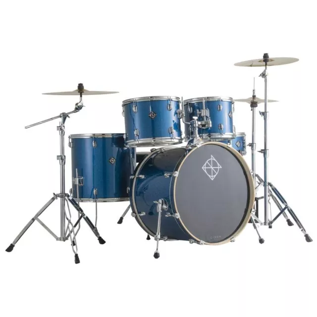 Dixon PODSK522S1OBS Spark Schlagzeug Ocean Blue Komplettes Drumset