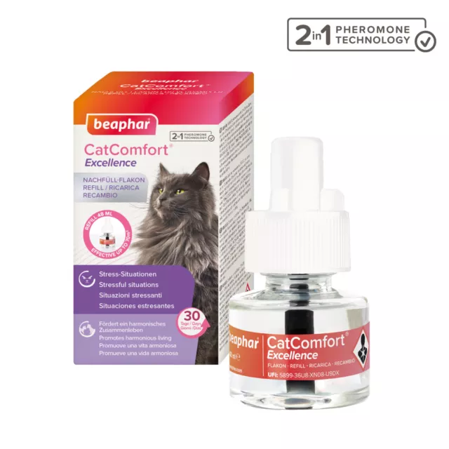 Beaphar CatComfort Excellence Nachfüll-Flakon für Verdampfer 48 ml Stress Angst 3