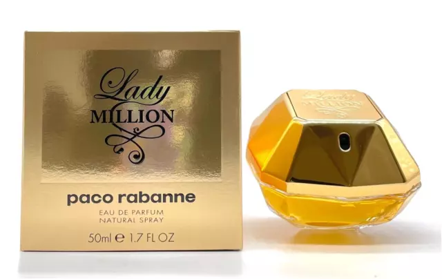 Lady Million by Paco Rabanne for Women 1.7oz Eau de Parfum Spray AUTHENTIC