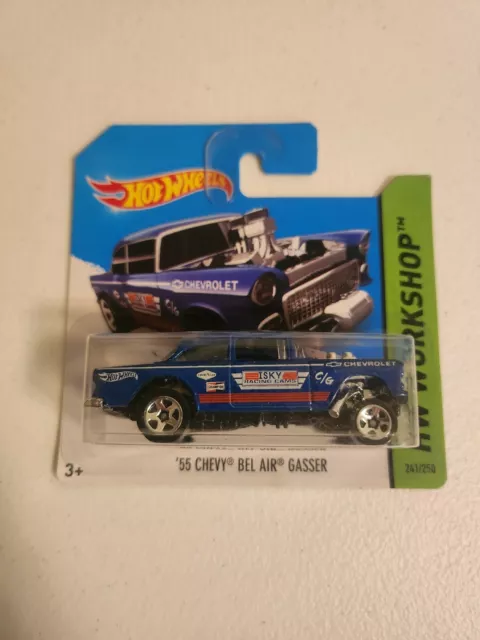 2014 Hot Wheels Chevy 55 Bel Air Gasser Super  Real Riders 241/250