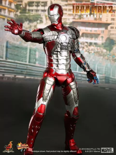 Hot Toys Iron Man MARK V (Iron Man 2 series - NO DIECAST) scala 1/6 12" scale 3