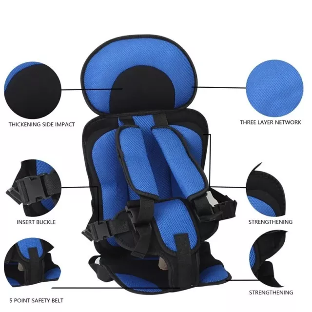 Silla de coche Gal para niños de 6 meses a 8 años asiento de seguridad regulable 3