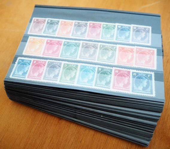 1944 Luxemburg; 50 Serien Großherzogin, MiNr. 347/69, **/MNH, ME 1000,-